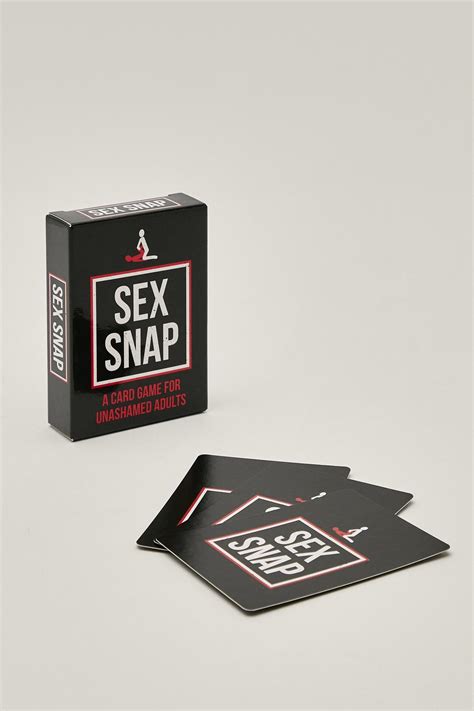 Sex Themed Erotic Snap Card Game Nasty Gal