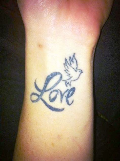 Love Dove Tattoo On Wrist Entertainmentmesh