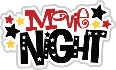 Movie Night Title - SVG Scrapbooking File | Movie night printables, Movie night, Family movie night
