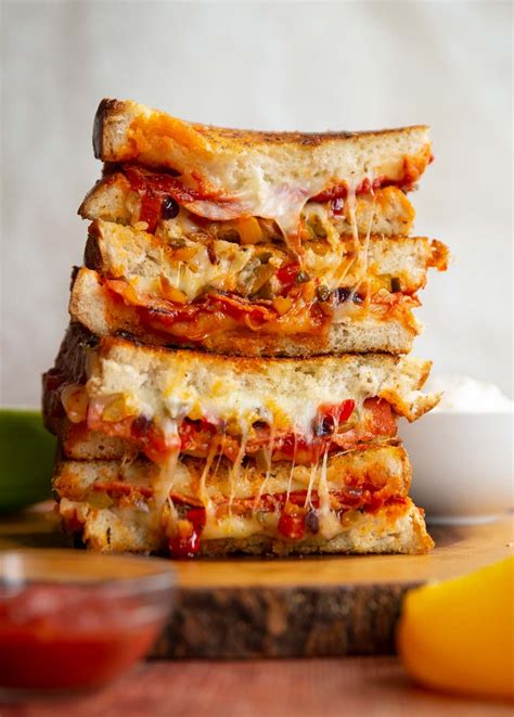 Pizza Grilled Cheese Something About Sandwiches