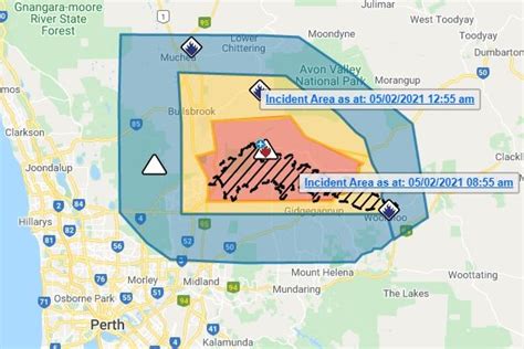 Perth Hills Bushfire Emergency Warning Zone Shrinks As Number Of Homes