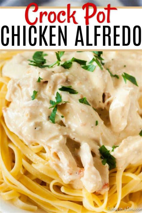 Easy Crock Pot Chicken Alfredo Slow Cooker Chicken Alfredo Recipe