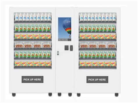 Convenience Store Shop Egg Milk Juice Cheese Food Vending Machine With