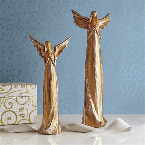 Silver angels valensiya elegance picture set 2. Gold & Silver Angels, Set of 2 | Gump's