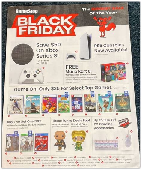 Gamestop Black Friday 2023 Ad And Deals
