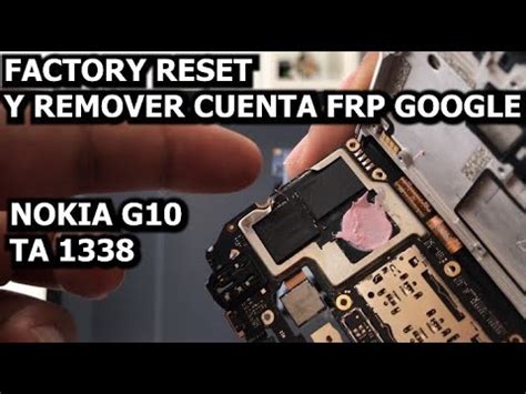Factory Reset Nokia G Ta Y Remover Cuenta Frp Google Con Ulock Tool Nueva Seguridad