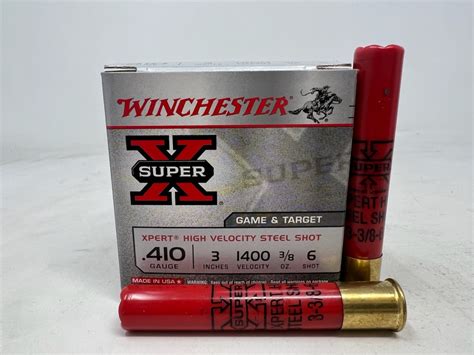 Winchester Super X 410 Ga 6 Steel Shot Northsouth Munitions