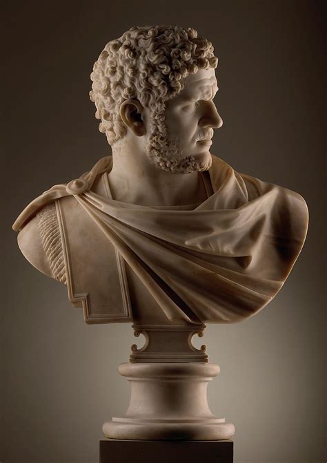Joseph Claus Bust Of The Emperor Caracalla Reigned Ad 198 217 Of