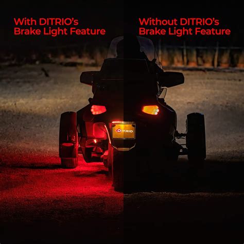 Buy Ditrio 12pcs Underglow Rgb Led Strip Light Kit Dc 12v مع 2 Red