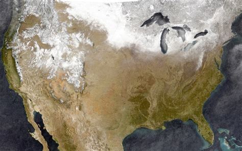 A Giant Picture Of Snow Across The United States The New York Times