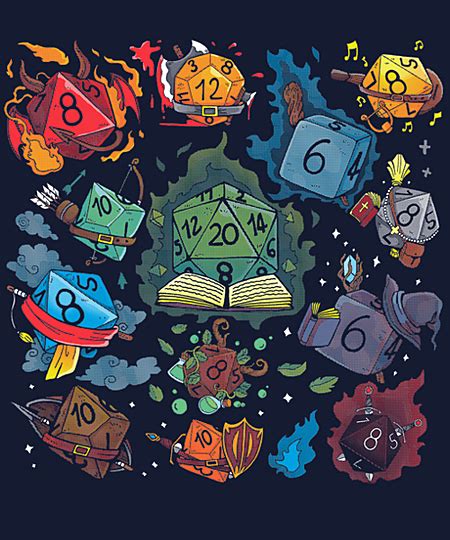 Dice World T Shirt Dungeons And Dragons Art Dnd Art Dungeons And