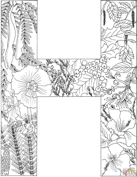 Free Printable Alphabet Coloring Pages For Adults Coloring Page