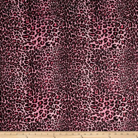 Chiffon Leopard Print Pink From Fabricdotcom This Fashionable Sheer