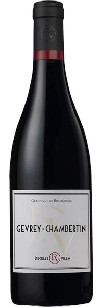Gevrey Chambertin Rouge 2015 Decelle Villa Mon Vin Français