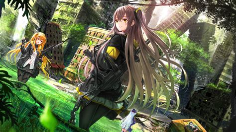 Anime Girls Frontline Ump45 Ump9 Rifle 4k 61069 Wallpaper Pc