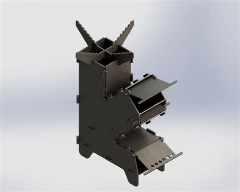 Rocket Stove Mini V1 Dxf Files For Plasma Laser Portable Etsy