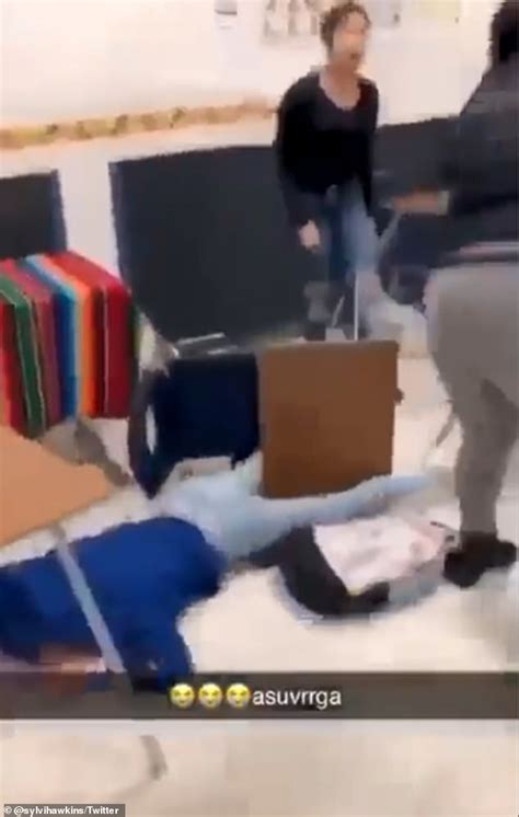Shocking Moment A Female Teacher Is Caught On Video Brutally