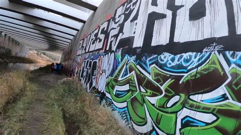 Edmonton Graffiti Tunnel Whitemud Creek Youtube