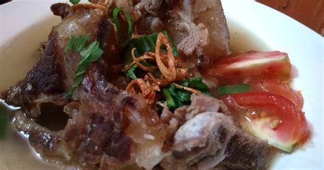 2 cm jahe, kupas lalu memarkan. 715 resep sup tulang sapi enak dan sederhana - Cookpad