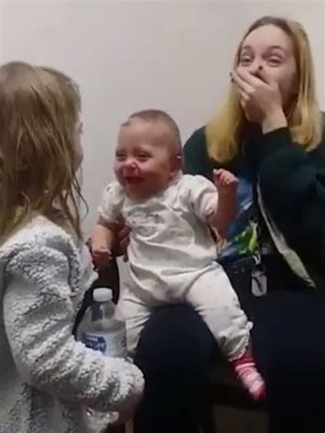 Hearing Impaired Baby Hears Babes Voice For First Time Video News Com Au Australias