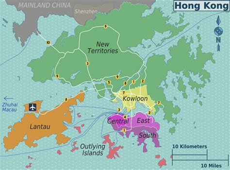 Weltkarte Hong Kong Norden Landkarte