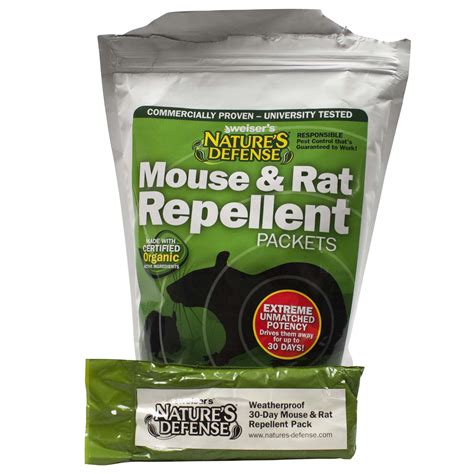 Natures Defense Mouse And Rat Repellent Packets