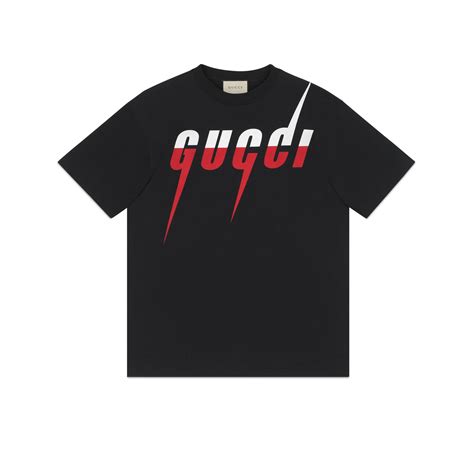 Gucci Black Logo T Shirt For Men Save 46 Lyst