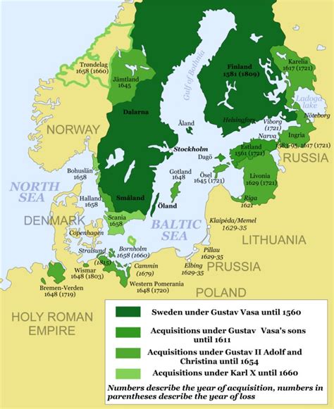 So Many Ancestors Mappy Monday Swedish Empire 1560 1815