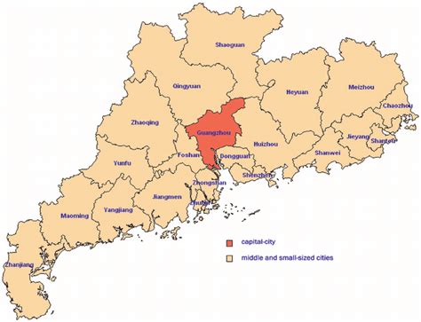 Guangdong Province Capital Map Population Let S Chinese