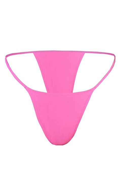 Candy Pink Mix And Match String Thong Bikini Bottoms Prettylittlething