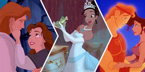 Disney Ranking Top 10 Animated Kiss Scenes From Worst To Best