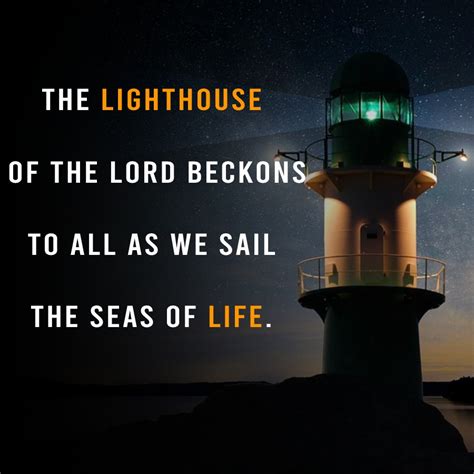 If You Are A Lighthouse You Cannot Hide You Cannot Be A Lighthouse If
