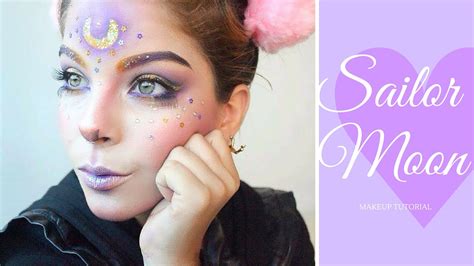 Sailor Moon Makeup Tutorial♥ Luna ♥ Maquillaje De Sailor Moon Youtube