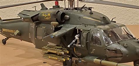 Ah 60l Blackhawk Dap Plastic Model Helicopter Kit 135 Scale