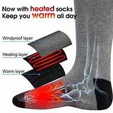 Images of Rechargeable Battery Heated Socks