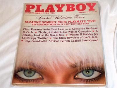 Playboy Magazine February Suzanne Somers Nude Playmate Valentine