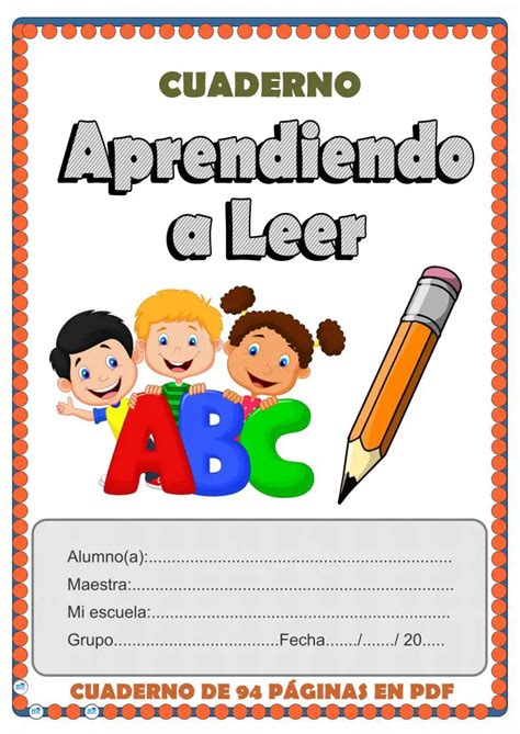 Cuadernillo Aprendiendo A Leer 1° Grado Primaria Material Educativo A30