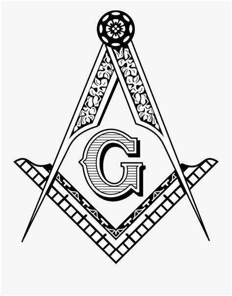 Masonic Square And Compass Free Transparent Clipart Clipartkey