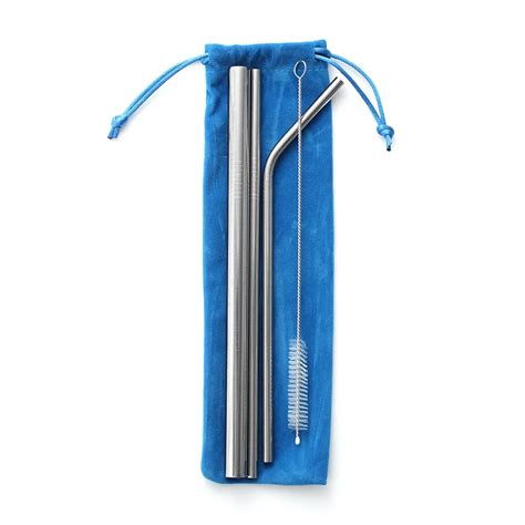Eco Friendly Reusable Stainless Steel Drinking Straw Straightandbend