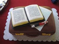 The blend of white and golden are really good to go on special occasions. 1000+ images about Pastor Appreciation cakes on Pinterest | Bible cake, Pastor and Cake ideas