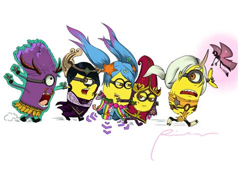 Minions As League Of Legends Support 3 By Amiti Seil On Deviantart