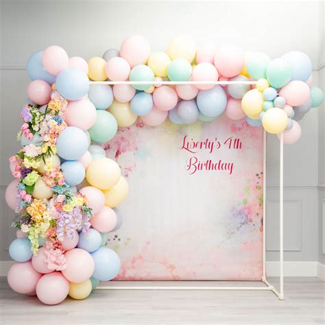 Pastel Balloons Birthday Balloons Birthday Party Balloon Birthday