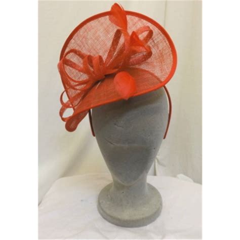 Mands Marks And Spencer Size One Size Red Wedding Hat Oxfam Gb Oxfams Online Shop