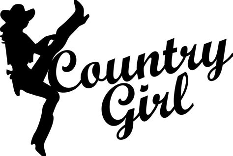 Western Country Girl Vinyl Decal Country Girl Decal Country Girls