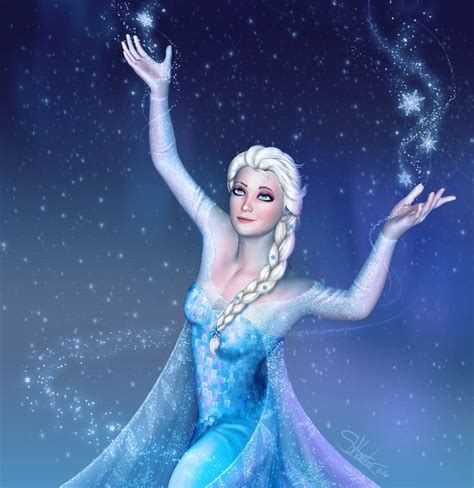 Queen Elsa Frozen By Lilyinblue On Deviantart Queen