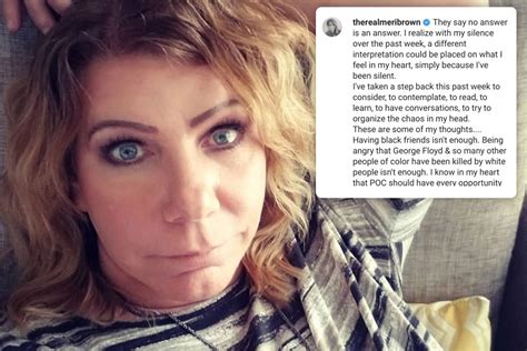 Sister Wives Star Meri Brown Admits She ‘doesnt Know What To Do About Racism As She Ends