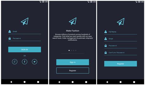 android login register template  alexnbs codecanyon