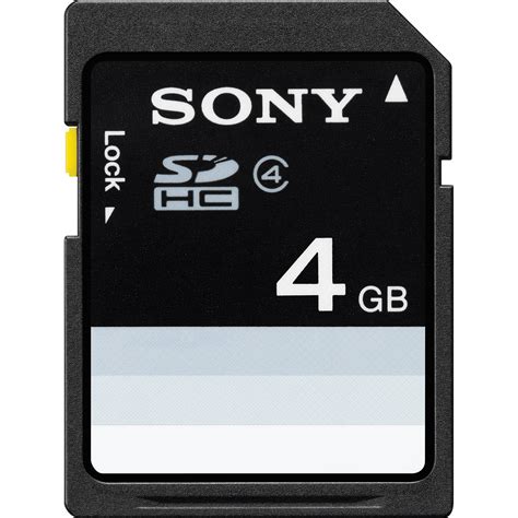 3x pack elite pro 4 gb sd secure digital class 4 memory card lot. Sony 4GB SDHC Memory Card Class 4 SF4N4/TQ B&H Photo Video