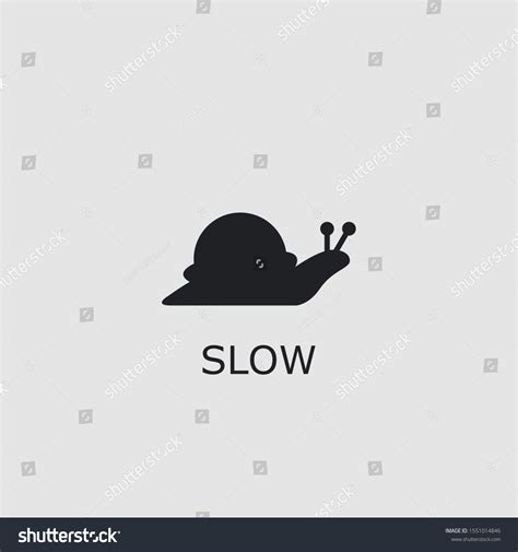Professional Vector Slow Icon Slow Symbol Stock Vector Royalty Free