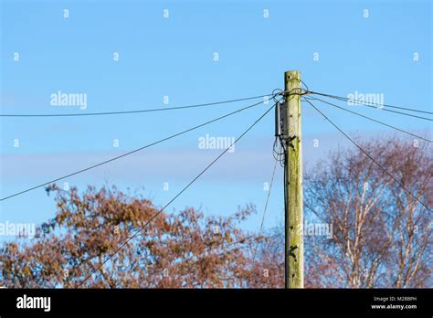 Poles Wires Telecommunication Uk Hi Res Stock Photography And Images